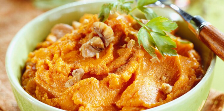 Purée de courge et châtaignes au curcuma et gingembre 1