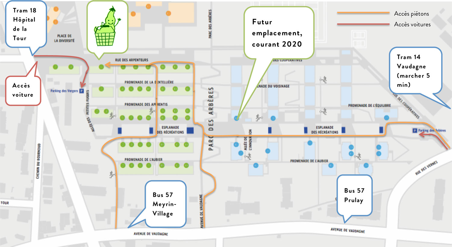 Plan d'accès Mini-Fève